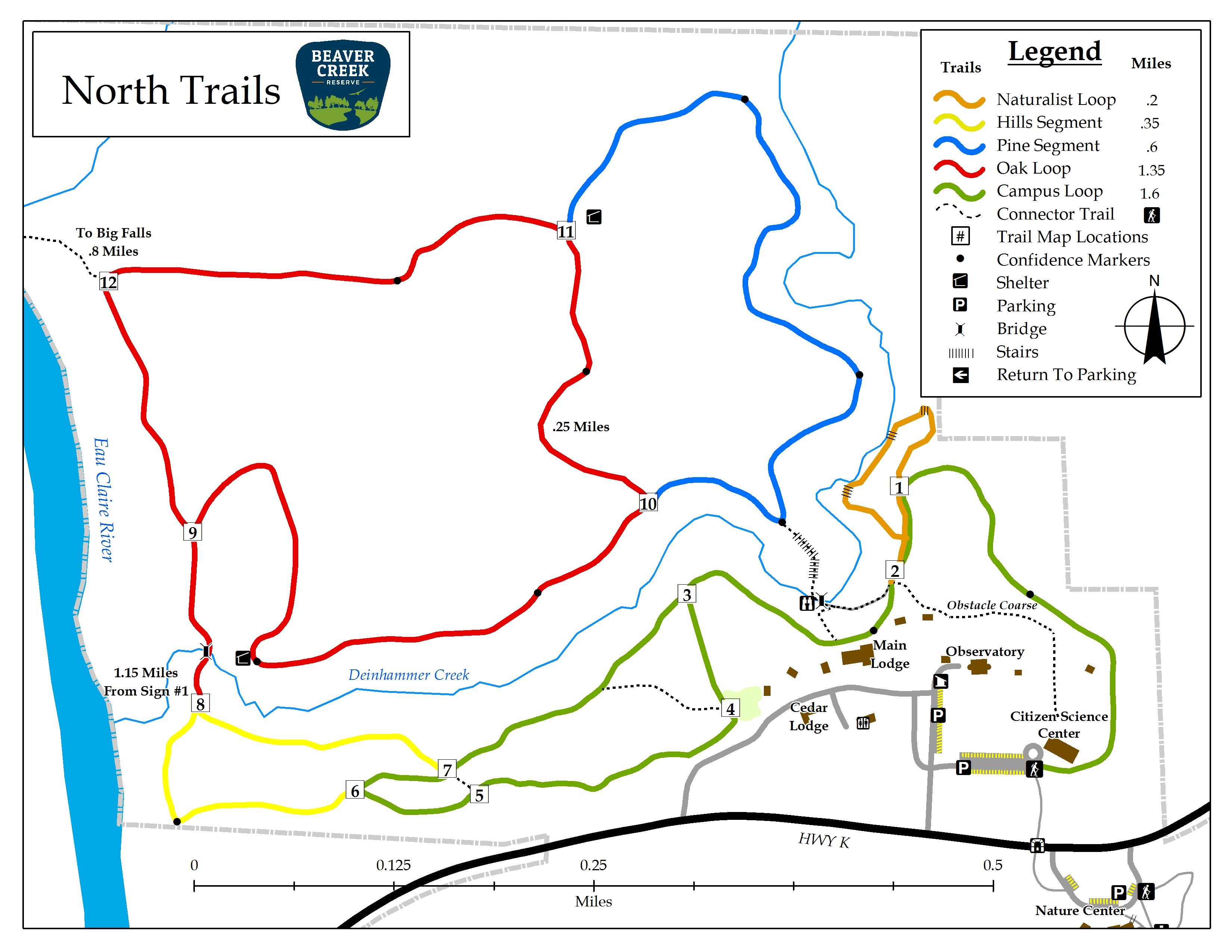 Trails And Maps At Beaver Creek Reserve Wisconsin Nature Reserve